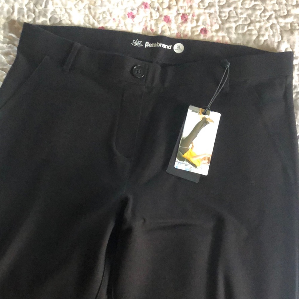 New XL S-Petite Black Betabrand Pants